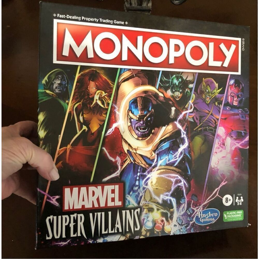 HASBRO - NWT Monopoly Marvel Super Villains Edition. Sealed Box - Picture 2 of 14